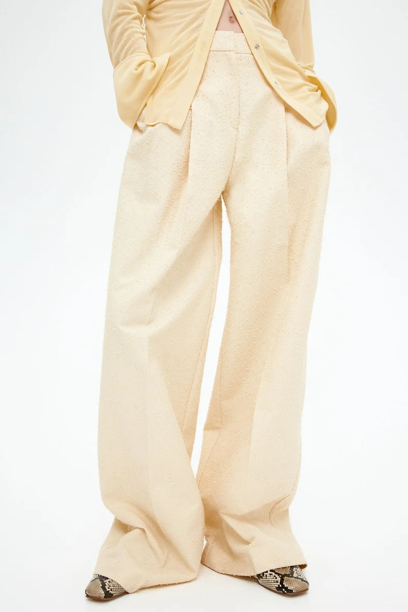 H&M Wide tailored trousers