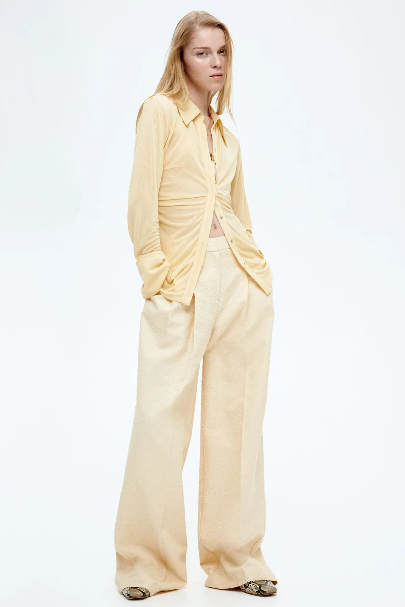 H&M Wide tailored trousers