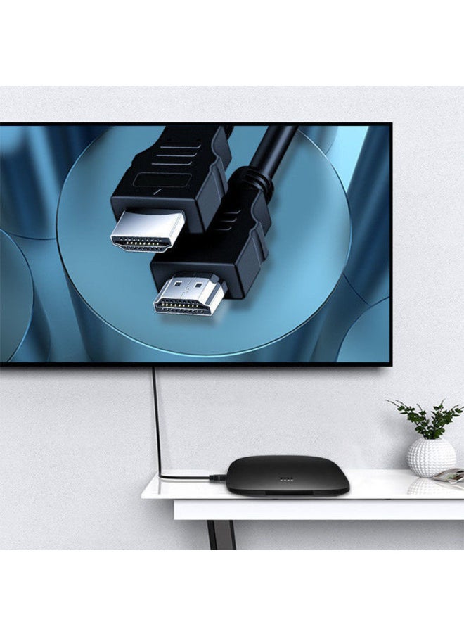 ماركة غير محددة [موصى به] كابل بيانات HDMI عالي الدقة لتوصيل الكمبيوتر المحمول والصوت والفيديو وشاشة العرض وكابل تحويل - اللون: قياسي "أسود عادي 1080 بكسل] - طول الخط: 5 أمتار  - Image 3
