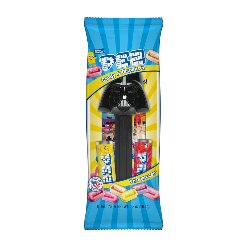 PEZ حلوى PEZ من حرب النجوم، موزعات متنوعة، 0.58 أونصة (عبوة من 12) - Image 2