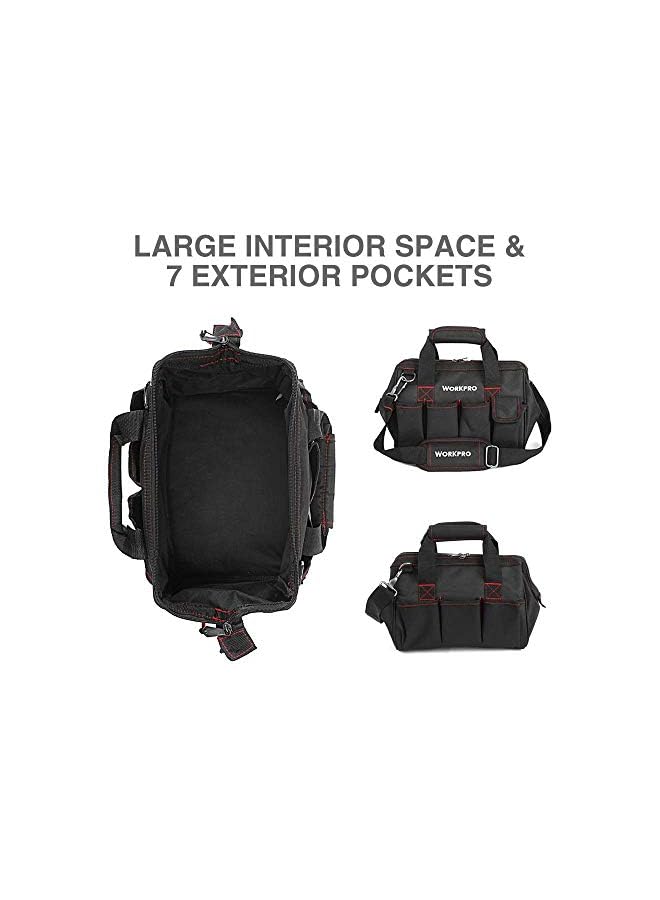 WORKPRO 12-Inch Close Top Wide Mouth Storage Tool Bag, W081020A  - Image 3