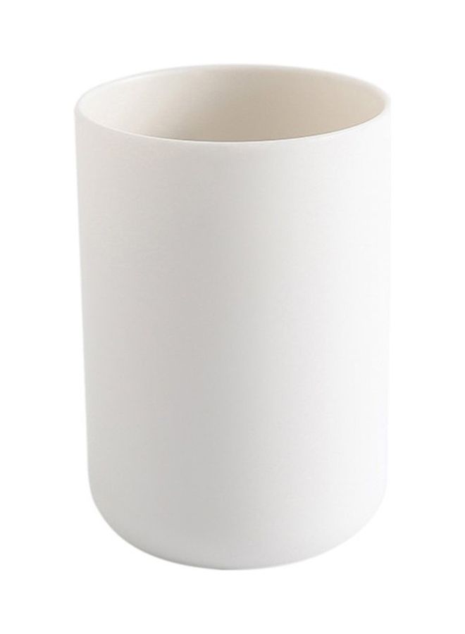 NIBEMINENT Japanese Creative Plastic Mouthwash Cup White 15 x 3 15.5cm - Image 1