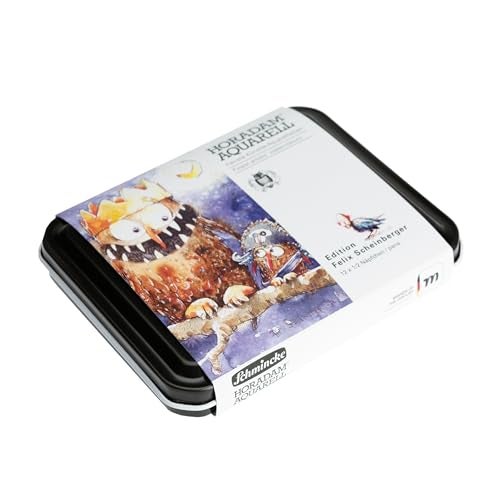 Schmincke - HORADAM® AQUARELL, Felix Scheinberger Set, 74 669 097, compact metal box, 12 finest watercolors in half pots, Special Edition - Image 4