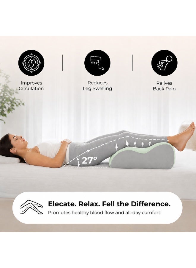 Jourvent Multipurpose Leg Elevation Pillow Lumbar Pillow Sleeping Pillow Portable Cushion Body Pillow For Sleeping Leg Elevation Bed Sofa Travel Camping - Image 4