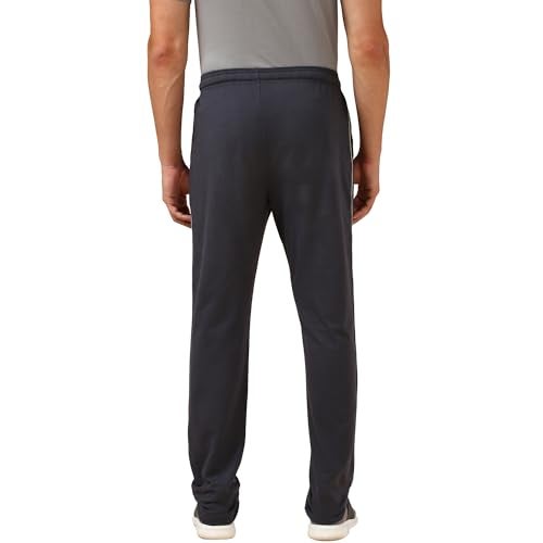 Van Heusen Men Smart Tech Trackpant - Cotton Rich - Easy Stain Release,Anti Stat, Ultra Soft_Iron Gate_L - Image 2