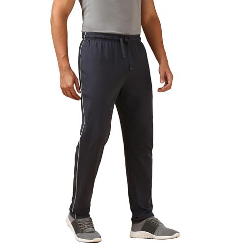 Van Heusen Men Smart Tech Trackpant - Cotton Rich - Easy Stain Release,Anti Stat, Ultra Soft_Iron Gate_L - Image 4