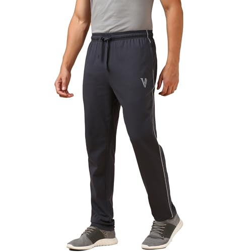 Van Heusen Men Smart Tech Trackpant - Cotton Rich - Easy Stain Release,Anti Stat, Ultra Soft_Iron Gate_L - Image 3