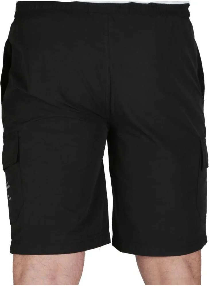 باد بير Normal Waist Printed Black Men's Cargo Shorts - 22.01.11.001 Albany Short