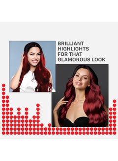 Streax Hair Colour Highlight Kit | Red Hair Colour, Scarlet Red - Pack Of 1 I Enriched With Walnut & Argan Oil I Hair Colour For Women | Rich, Vibrant, Easy To Use, Diy Application  - Image 2