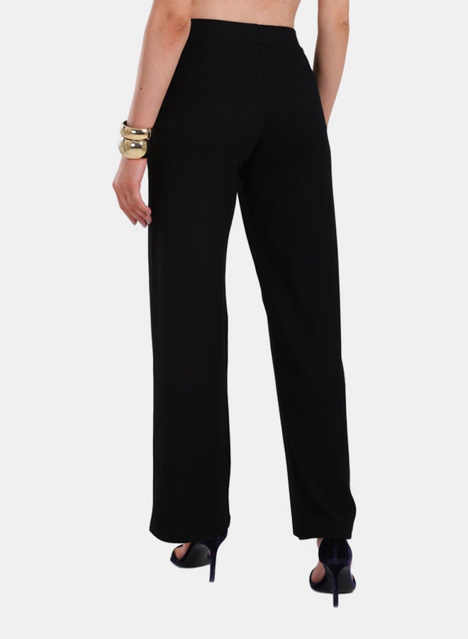 Clue Black Jersey Pants - Image 3