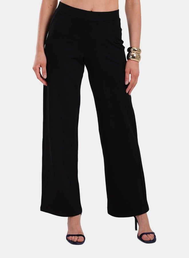 Clue Black Jersey Pants - Image 1