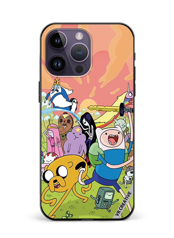 VR CREATIVE Protective Case Cover For Apple iPhone 16 Pro Max Cartoon Mix Design Multicolour