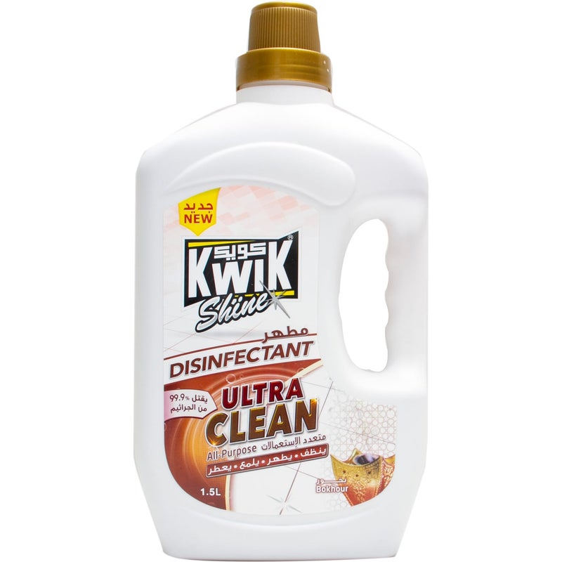 Kwik Shine All Purpose Desinfectant Ultra Clean Bokhour 1.5 Litre