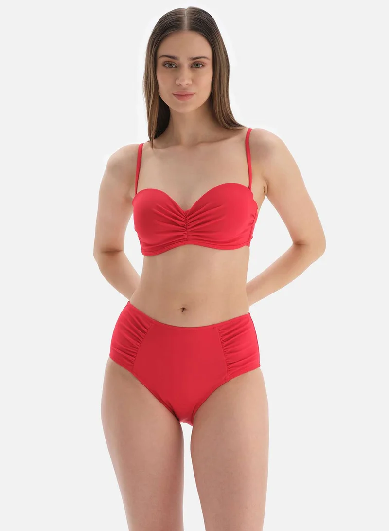 dagi Plunge Neck Bikini Top