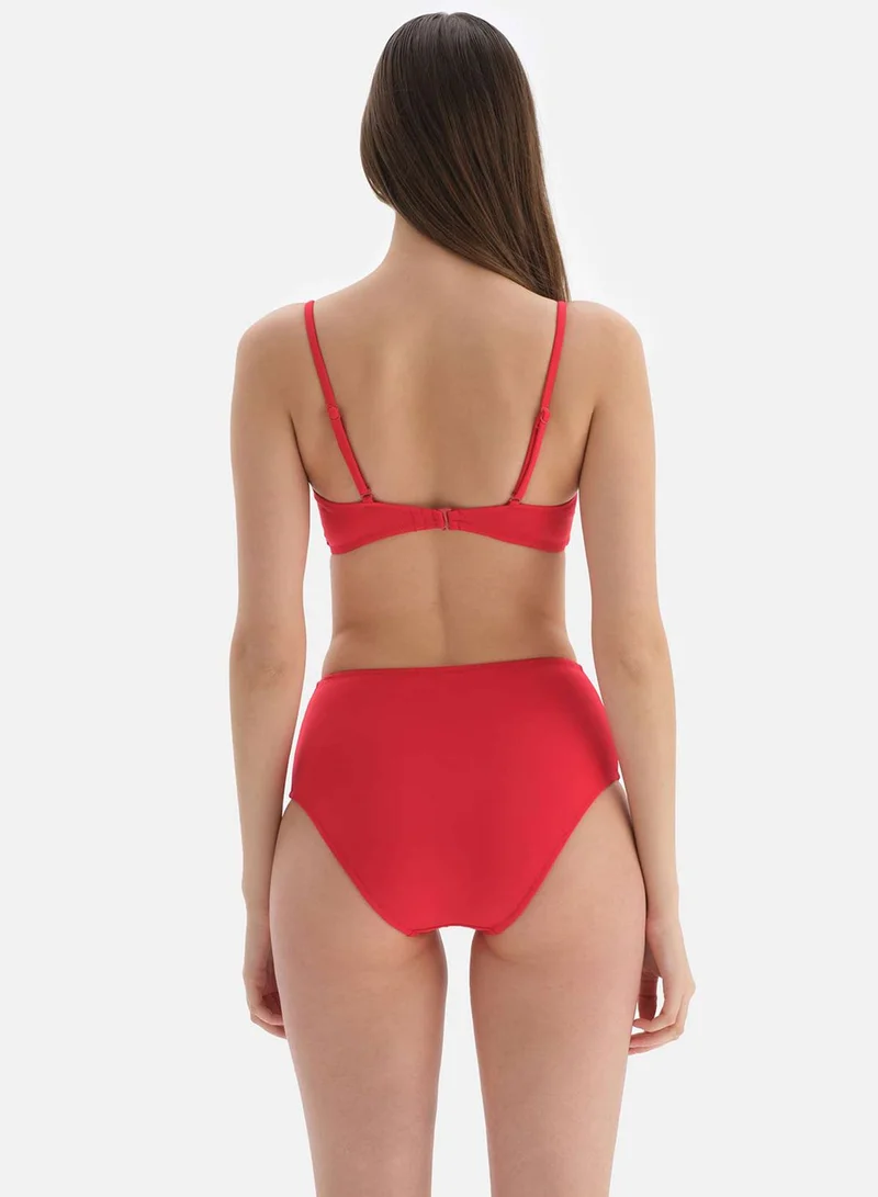 dagi Plunge Neck Bikini Top