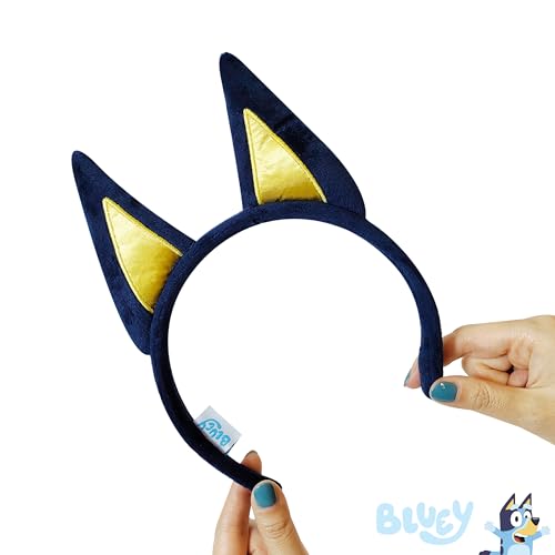 LUV HER Bluey Party Supplies - 4pc Animal Costume Ears Headband, Plush Soft Ears, Elastic Family Headbands for Halloween, Birthday, Play Day - Image 3