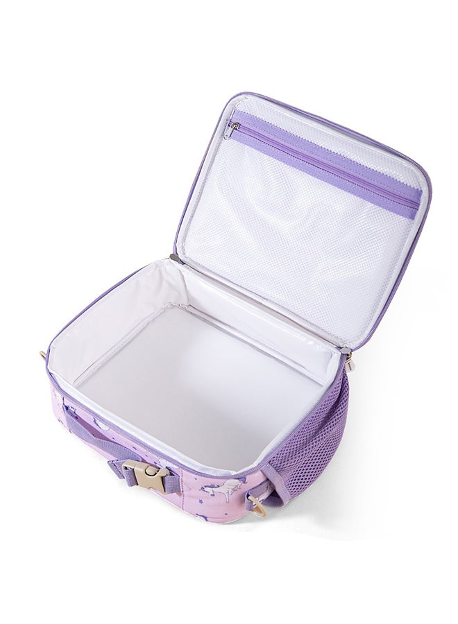 صنفينو Baby Lunch Bag With Shoulder Strap Unicorn Purple - Image 3