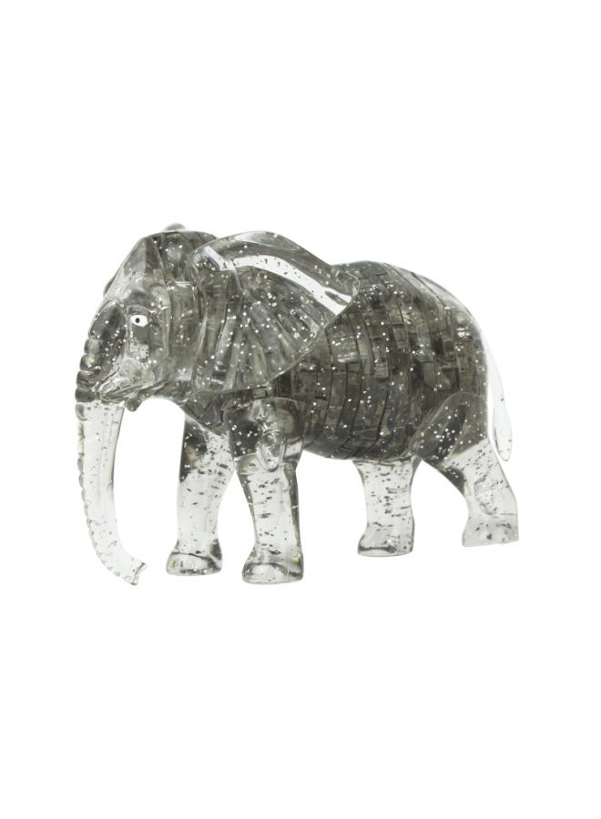 3d Puzzle Toys Jigsaw Puzzles Building Blocks Educational Brain Teaser Games For Kids Adults-Color:Elephant (gray) - Image 4