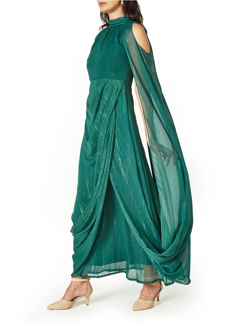 امري Draped Chiffon Dress