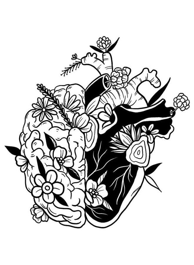 inkbox Inkbox Temporary Tattoos, Semi-Permanent Tattoo, One Premium Easy Long Lasting, Water-Resistant Temp Tattoo with For Now Ink - Lasts 1-2 Weeks, Balanced Bloom, 4 x 4 in  - Image 1