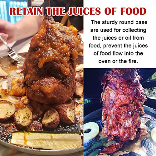 Mydracas Vertical Stainless Steel Skewer Brazilian Barbecue Skewer Stand Removable Grilling Meat Spit for Roasting Meat Steak Whole Chicken Sausage - Image 5