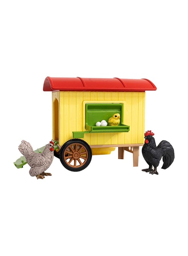 Schleich مجموعة لعبة حظيرة الدجاج المتنقلة من فارم وورلد - Image 3