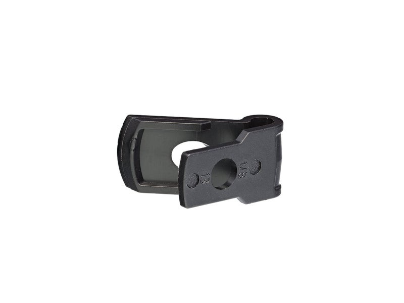 SECURE CABLETIES Secure 1/8 Inch Premium R Type UV Black Nylon Screw Mount Cable Clamp for Wire Management - 100 Pack - Image 2
