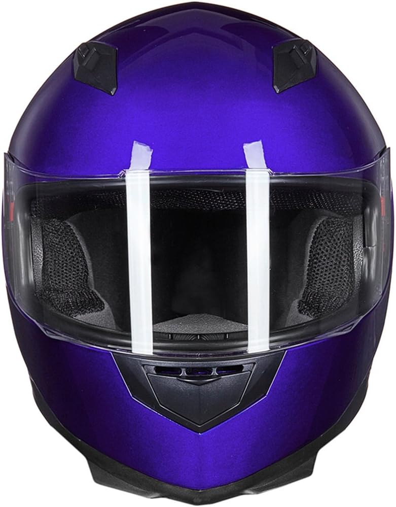 ILM Full Face Motorcycle Helmet with Removable Neck Scarf and 2 Visors - DOT Model JK313 - Image 3