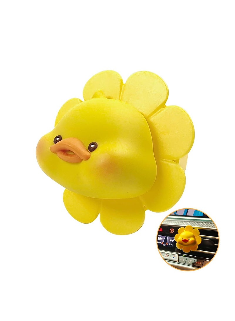 SYOSI Car Air Vent Clip, Car Air Freshener Lovely Car Air Vent Air Freshener Clip Car Air Vent Decor Yellow Duck Automotive Interior Car Air Fresheners Vent Clip - Image 1