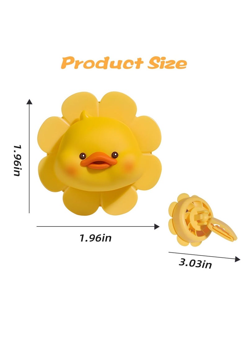 SYOSI Car Air Vent Clip, Car Air Freshener Lovely Car Air Vent Air Freshener Clip Car Air Vent Decor Yellow Duck Automotive Interior Car Air Fresheners Vent Clip - Image 4