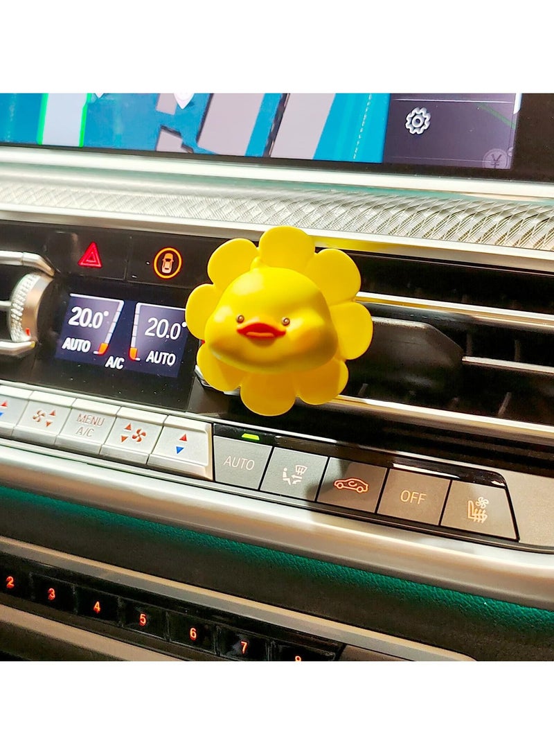 SYOSI Car Air Vent Clip, Car Air Freshener Lovely Car Air Vent Air Freshener Clip Car Air Vent Decor Yellow Duck Automotive Interior Car Air Fresheners Vent Clip - Image 2
