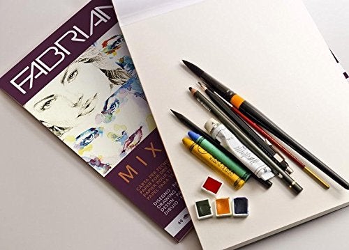Fabriano Mixed Media Papers, 250 GSM -40 White Sheets (21 X 29.7 cm)| Ideal for Drawing, Sketching with Pencil, Pastels, Charcoal, Ink, and Calligraphy - Image 2