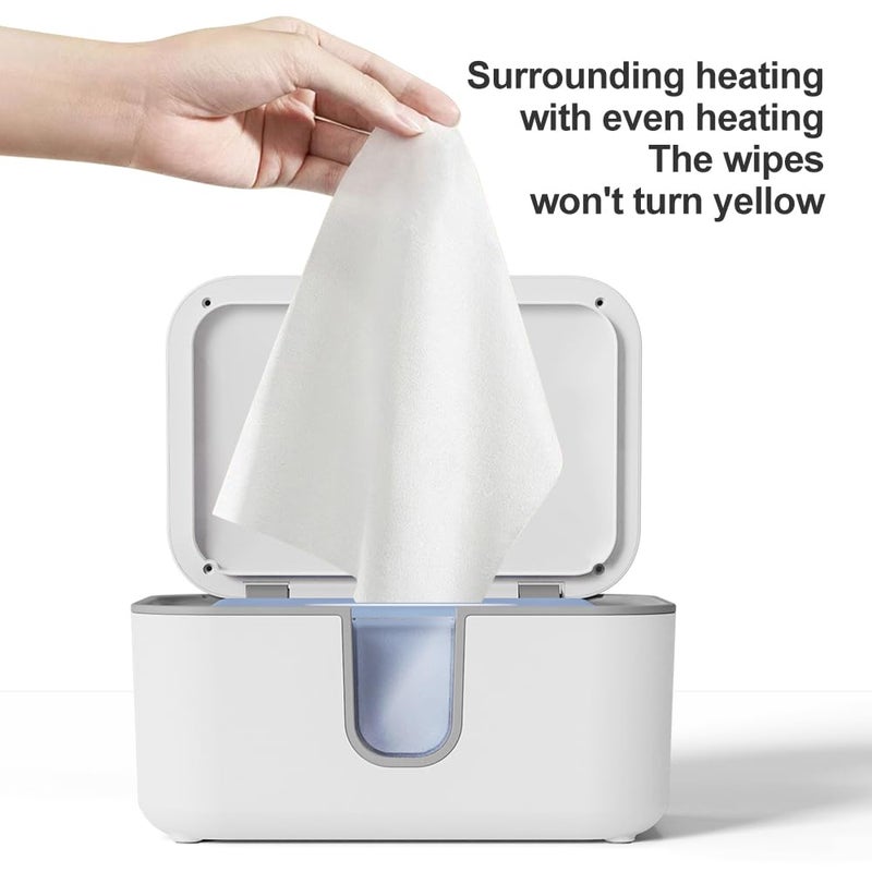 DAKONG Wet Wipes Heater Baby Wipe Warmer and Baby Wet Wipes Dispenser with Night Light for Infants Adults Large Capacity Surround Heating Super Silent Diaper Wipe Warmer - Image 2