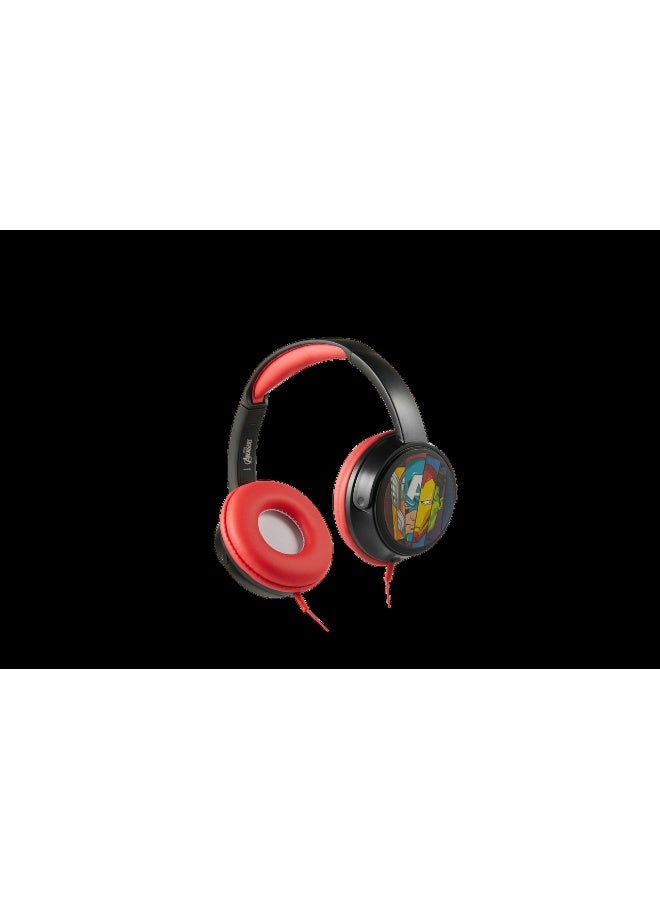 SMD Avengers Auxiliary Headphones with Stickers | Wired kids headphones with aux connectivity, comfortable ear cushions, adjustable headband, and fun sticker pack for personalization and everyday listening use - Image 2