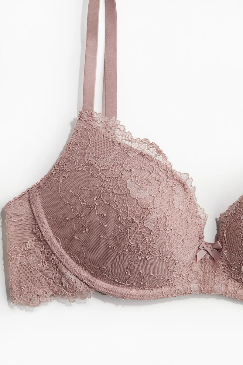 H&M  Non-wired lace push-up bra for Women | Best Price UAE