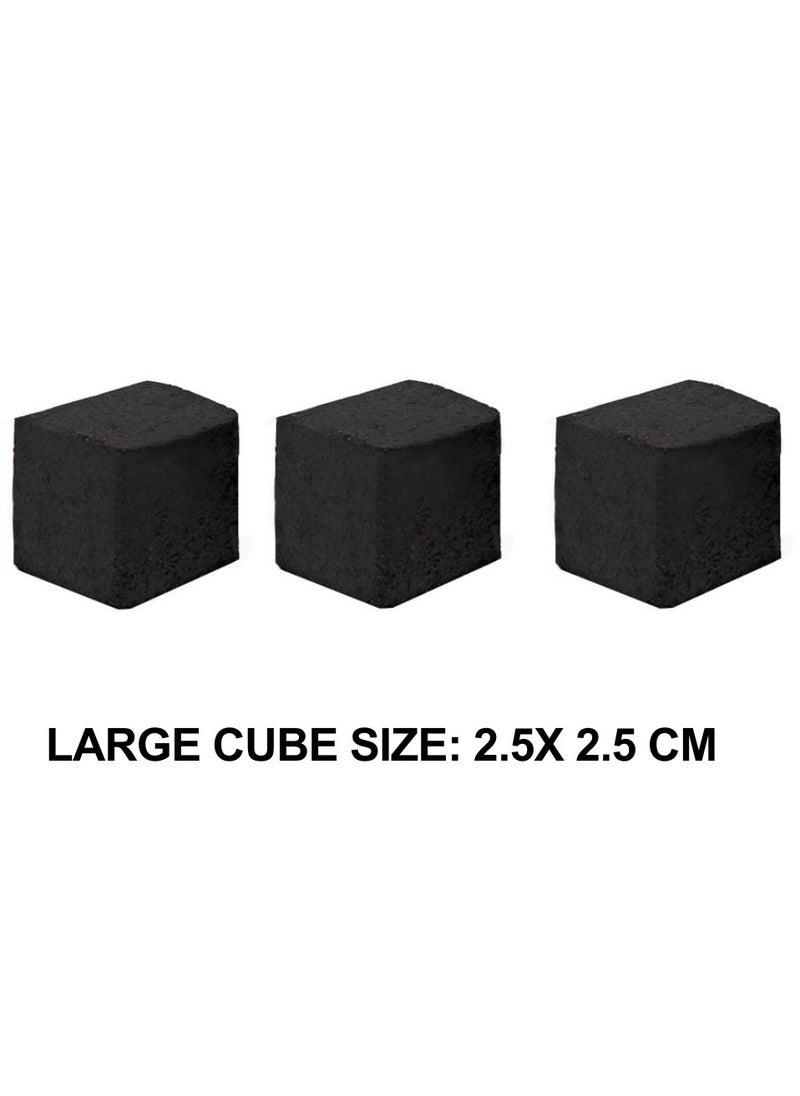 BLACK DIAMONDS Black Diamonds 100% Natural Coconut Shell Charcoal Cubes For Bakhour (72 Pcs, 1Pack)  - Image 2