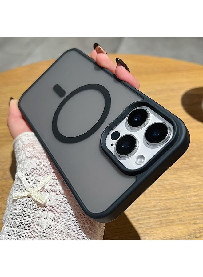 زبون جراب لهاتف iPhone 11 Pro مصنوع من الجلد غير اللامع مع جراب MagSafe للهاتف - Image 2