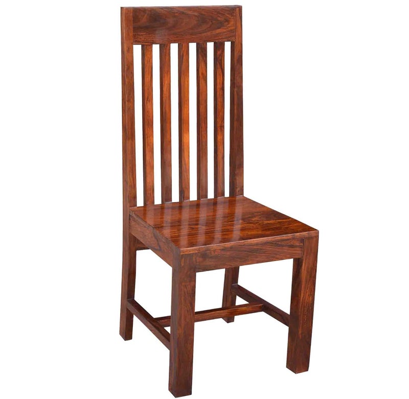 RAJ HANDICRAFT Solid Wood Dining Chair Set of 2 Piece Study Chair for Living Room Solid Wood Dining Chair Solid Wood Sturdy Chair Wooden Dining Chair Wooden Chair Sturdy Chair