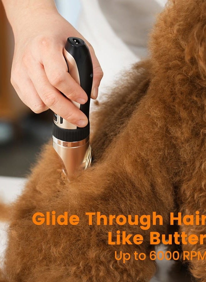 Oneisall Dog Clippers and Paw Trimmer Kit 2 in 1 - Low Noise Cordless Pet Hair Trimmers for Small and Large Dogs, Cats, Animals - Image 3