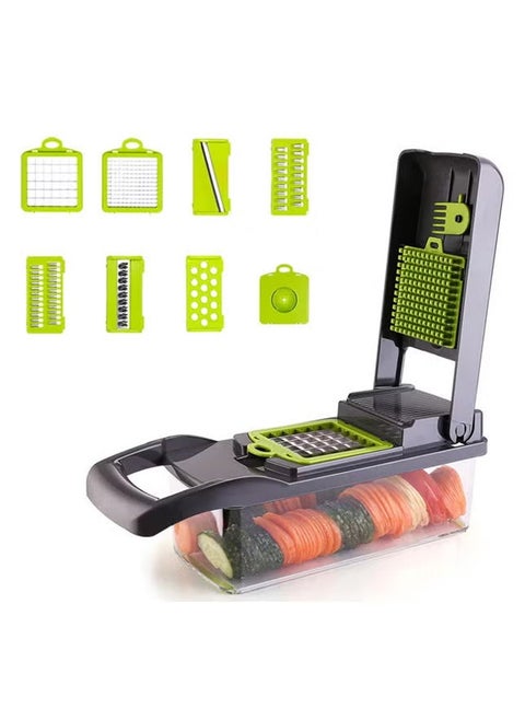 Multifunctional Vegetable Slicer Set,7 in 1 Multifunction Vegetable Cutter,Vegetable Cutter and Chopper Grinder