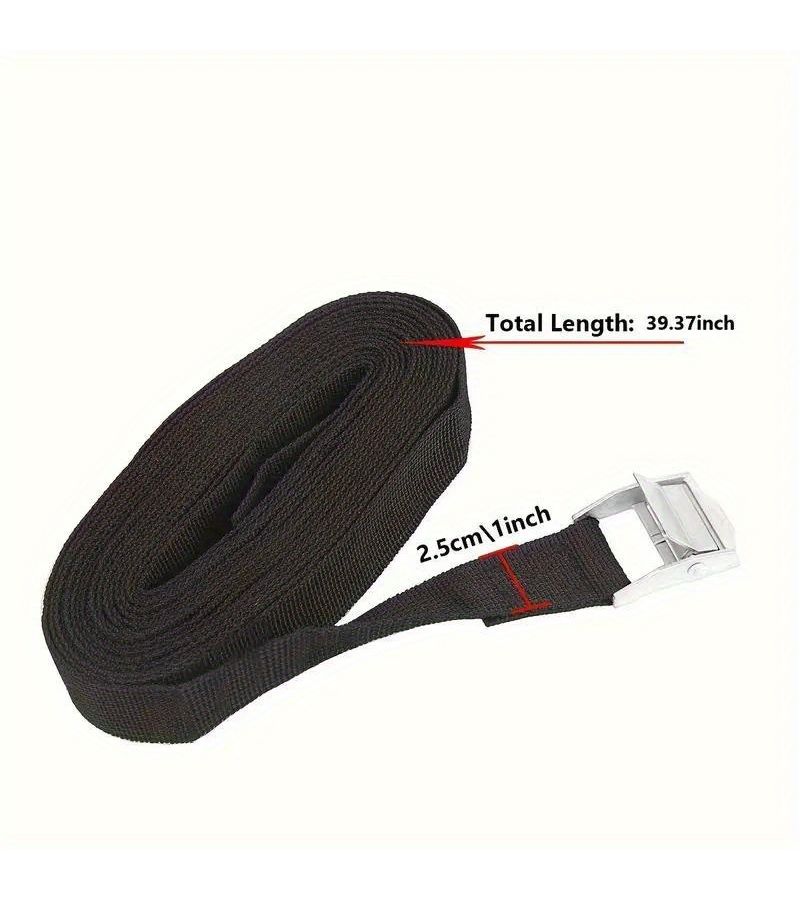 10 Pcs Heavy Duty Fabric Straps With Zinc Alloy Buckles 1 Meter By 1 Inch For Trucking Moving Outdoor And Travel Cargo Securing Commercial Personal Use Secure Fixation Durable - Image 3