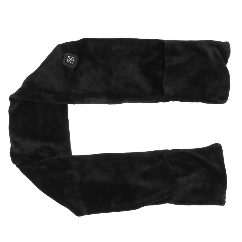 Heated Scarf 141 X 18cm Mink Wool - Non-Disassembly USB Washable Long Neck-Wrapping Scarf With Hand Warm Pockets for Indoor Studying Working Outdoor Skiing Hiking Winter Gifting - Image 2