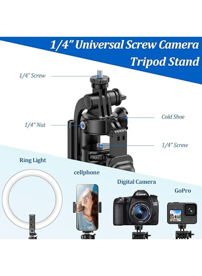 80-Inch Phone Tripod with Remote and Dual Lights – All-in-1 Selfie Stick Tripod Stand, 360° Rotating, Portable Travel Tripod for iPhone, Android, GoPro, Camera - Image 3