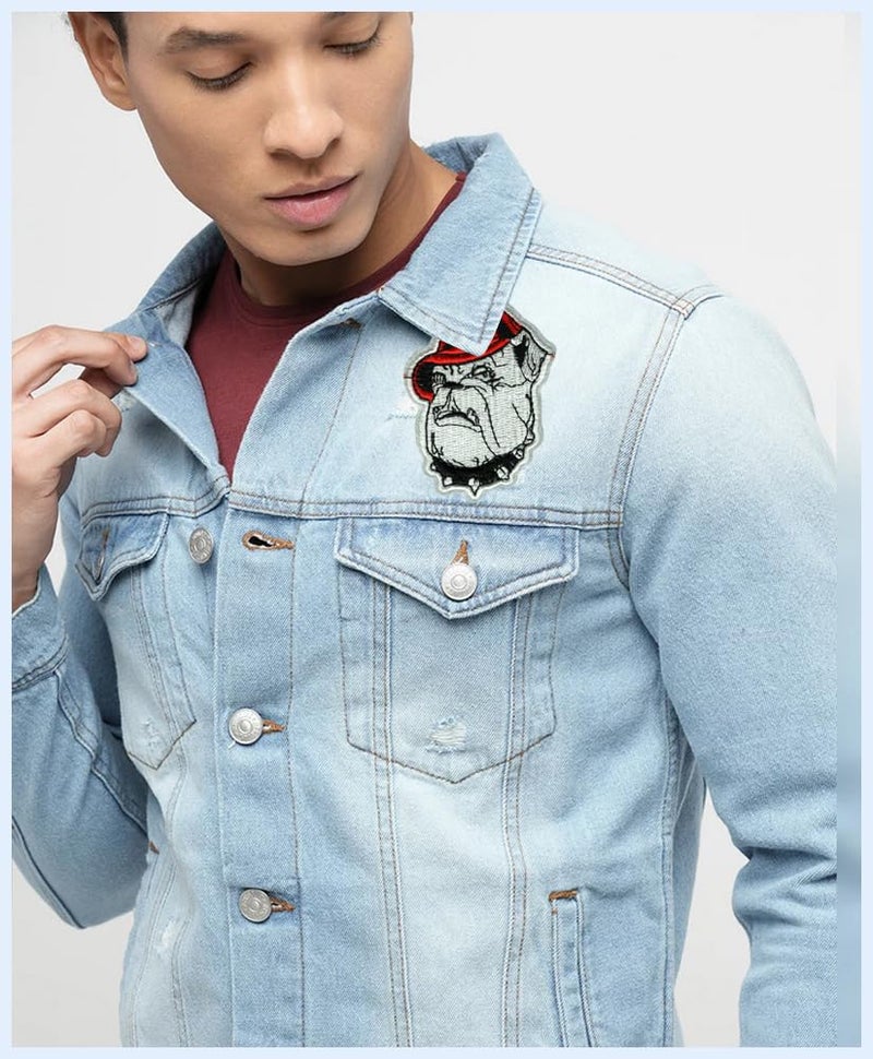 Dogman Applique Embroidered Sewon Patch Size Small 85cm x 6cm for Jackets Bags Caps TShirts Jeans Pants Outdoor Clothing Imported from Malaysia 1 Piece Code SBX77  - Image 3