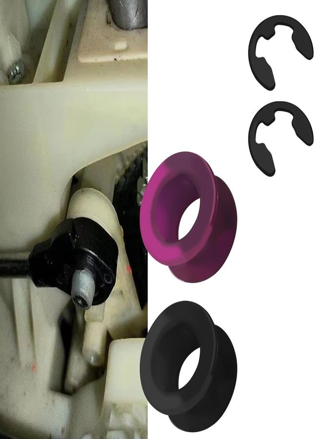 SamWinGear 2PCS Shift Cable Bushing Repair Kit with Clips Shifter Cable Bushing Replacement for Saturn Toyota Jeep Chevrolet Pontiac Transmission Shift Linkage Bush Repair Tool Kit OEM# 33835-08010 - Image 1