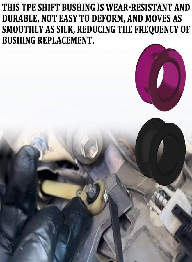 SamWinGear 2PCS Shift Cable Bushing Repair Kit with Clips Shifter Cable Bushing Replacement for Saturn Toyota Jeep Chevrolet Pontiac Transmission Shift Linkage Bush Repair Tool Kit OEM# 33835-08010 - Image 3