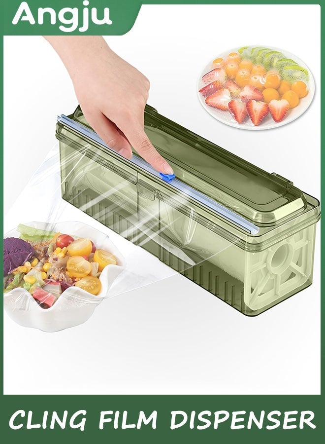 انججو كلينج فيلم موزع, منظم تخزين غلاف الأغذية مع شريحة القطع, قابل لإعادة الاستخدام كلينج فيلم موزع, كلينج فيلم موزع, كلينج فيلم موزع, كلينج فيلم موزع, كلينج فيلم موزع, كلينج فيلم موزع, كلينج فيلم موزع, كلينج فيلم موزع - Image 1