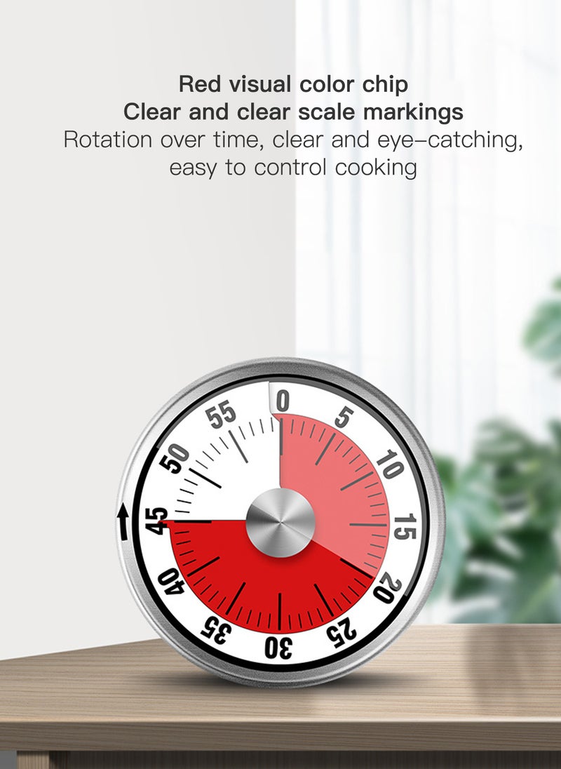 Sunhome 60 Minute Visual Countdown Magnetic Mechanical Kitchen Timer  - Image 4
