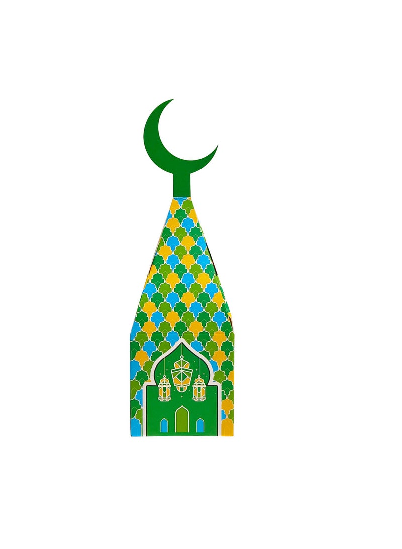 50 Pieces Candy Packaging Cardboard Box For Eid Mubark Ramadan Kareem Party Souvenir - Image 2