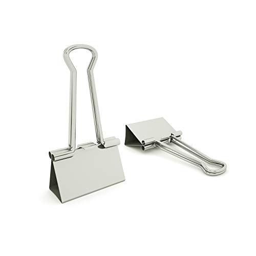 Nctinystore Binder Clips Small Metal Clamp 34 in 075 inchSmall Silver 120 Count